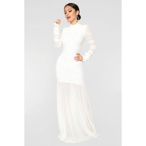 Cardi Ruched Maxi Dress